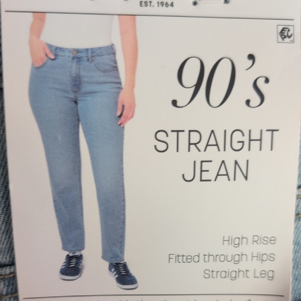 Seven7 90's Straight Jean Light Wash